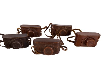 Lot 397 - A Group of Leica Screw Mounted Ever Ready Cases