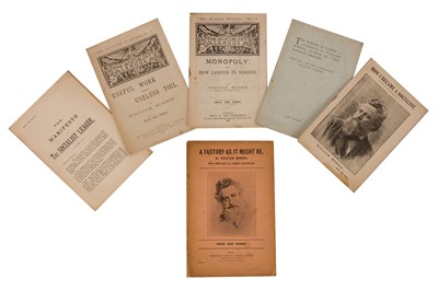 Lot 124 - Morris (William) The Manifesto of The Socialist League, 1885, and other pamphlets.