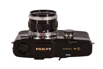 Lot 34 - A Black Olympus Pen FT Half Frame SLR Camera