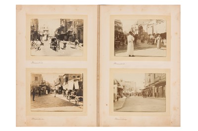 Lot 260 - PHOTOGRAPH ALBUM. TOURIST IMAGES OF EGYPT