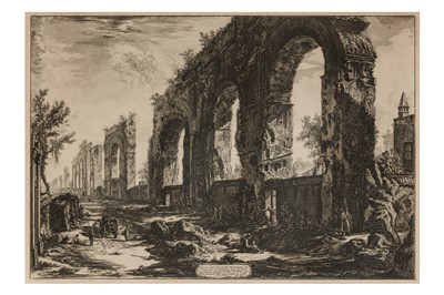 Lot 265 - Piranesi (Giovanni Battista) Four views from the Vedute di Roma