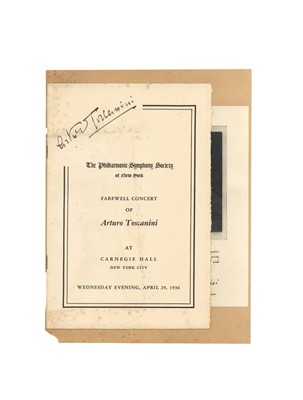 Lot 288 - Toscanini (Arturo)