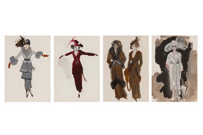Lot 340 - Sonnabend (Yolanda) Four costume studies