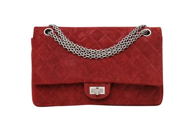 Lot 105 - Chanel Burgundy Reissue 2.55 Double Flap Bag