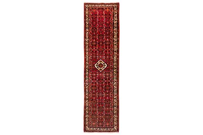 Lot 314 - A FINE LILIHAN RUNNER, WEST PERSIA