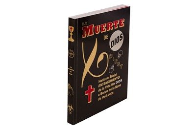 Lot 226 - HIrst. La Muerte de Dios with original pen & ink sketch 2006
