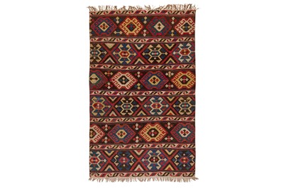Lot 311 - AN ANTIQUE SOUTH CAUCASIAN KILIM