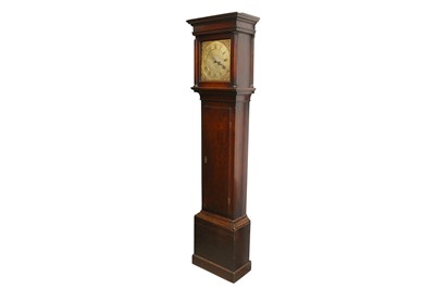 Lot 463 - A GEORGE III OAK CASED LONGCASE CLOCK, LATE 18TH CENTURY