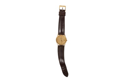 Lot 63 - OMEGA. SEAMASTER 9K GOLD