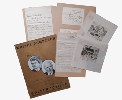 Lot 38 - Autograph Collection.- Artists and Musicians