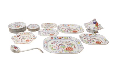 Lot 126 - A MASONS FLYING BIRD PATTERN DINNER SET