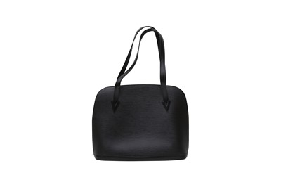 Lot 338 - Louis Vuitton Black Epi Lussac Tote