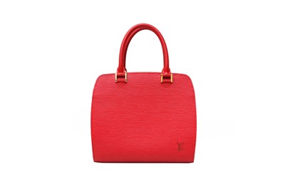 Lot 339 - Louis Vuitton Castilian Red Epi Pont Neuf PM