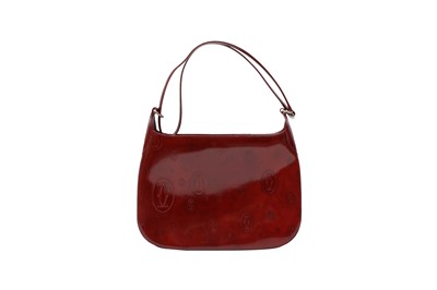 Lot 40 - Cartier Burgundy Monogram Happy Birthday Shoulder Bag