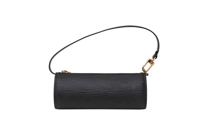 Lot 301 - Louis Vuitton Black Epi Mini Papillion Pochette
