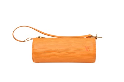 Lot 303 - Louis Vuitton Mandarin Orange Epi Mini Papillion Pochette
