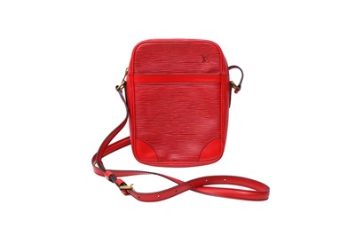 Lot 321 - Louis Vuitton Castilian Red Epi Danube Crossbody