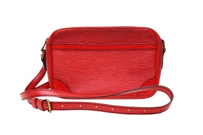 Lot 324 - Louis Vuitton Castilian Red Epi Trocadero 23 Crossbody
