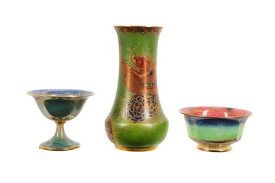 Lot 161 - ASSORTED EARLY 20TH CENTURY LUSTRE PORCELAIN