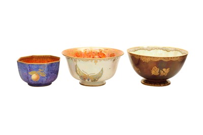 Lot 5 - THREE WEDGWOOD LUSTRE WARE BOWLS