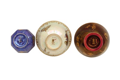 Lot 5 - THREE WEDGWOOD LUSTRE WARE BOWLS