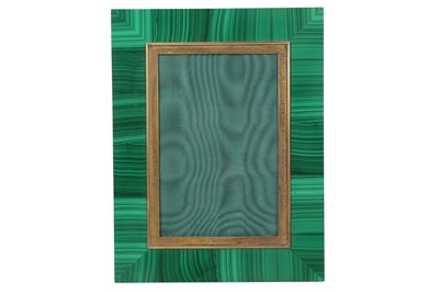 Lot 286 - AN ITALIAN MALACHITE PHOTOGRAPH FRAME, MID 20TH CENTURY
