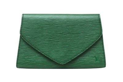 Lot 311 - Louis Vuitton Borneo Green Epi Art Deco Clutch PM