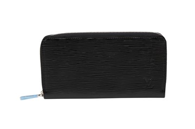 Lot 293 - Louis Vuitton Black Electric Epi Zippy Wallet