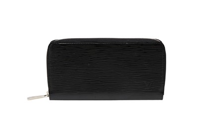 Lot 295 - Louis Vuitton Black Electric Epi Zippy Wallet