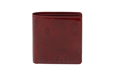 Lot 39 - Cartier Burgundy Monogram Happy Birthday Small Wallet