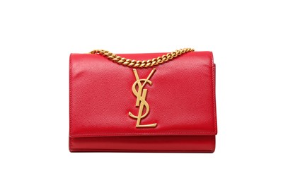 Lot 396 - Saint Laurent Hot Pink Mini Kate Bag