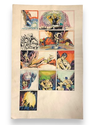 Lot 163 - Hogarth (Burne) Artwork for the Tarzan and N'ani series