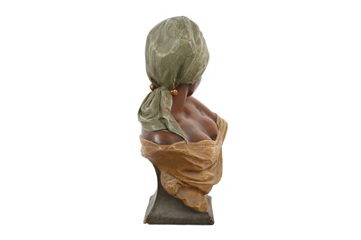 Lot 10 - AUGUSTE MAURICE LEVEQUE (BELGIAN 1864 - 1921) FOR GOLDSCHEIDER