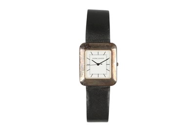 Lot 69 - GEORG JENSEN SILVER WRISTWATCH