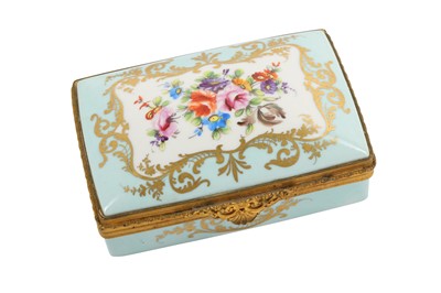 Lot 234 - A LIMOGES PORCELAIN CASKET