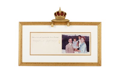 Lot 390 - Hussein, King of Jordan & Queen Alia
