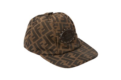 Lot 173 - Fendi Brown Zucca Monogram Baseball Cap - Size S