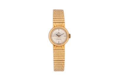 Lot 59 - OMEGA GOLD LADYMATIC WRISTWATCH, CIRCA 1963