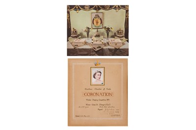 Lot 557 - CORONATION CAKE COMPETITION, 1953