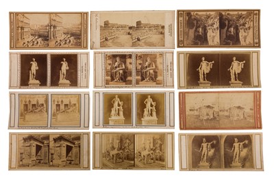 Lot 34 - Stereocard Interest, Italy & Switzerland, c.1860s-1880s