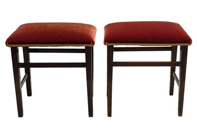 Lot 491 - TWO STOOLS FROM THE CORONATION OF KING GEORGE V AND QUEEN MARY