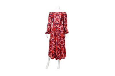 Lot 439 - Valentino Red Bandana Print Dress- Size XS