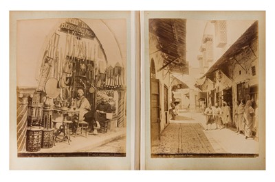 Lot 217 - ALBUM OF TUNIS VIEWS, c.1880s