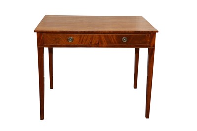 Lot 543 - A MAHOGANY SIDE TABLE, 19TH CENTURY