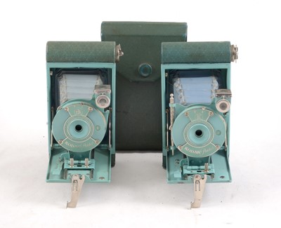 Lot 106 - Two "Blue" Kodak Petite VPK Cameras.