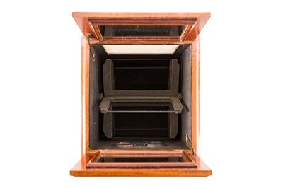 Lot 12 - A Victorian Burr Walnut Tabletop Stereoscope Viewer