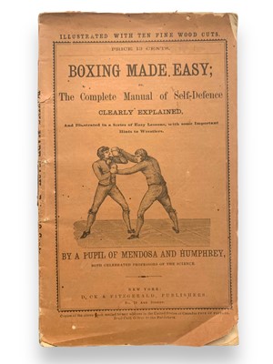 Lot 243 - ‘A Pupil of Mendoza and Humphreys’, Boxing Made Easy; or The Complete Manual of Self Defence