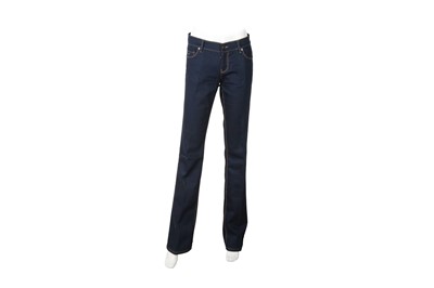 Lot 372 - Prada Navy Denim Bootcut Jean - Size 29