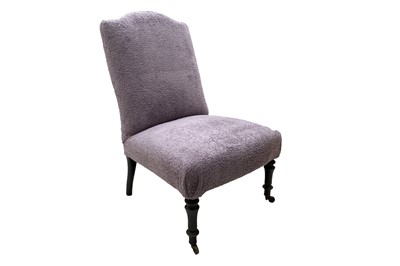Lot 441 - A VICTORIAN NURSING CHAIR
