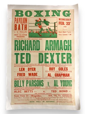 Lot 271 - Boxing poster.